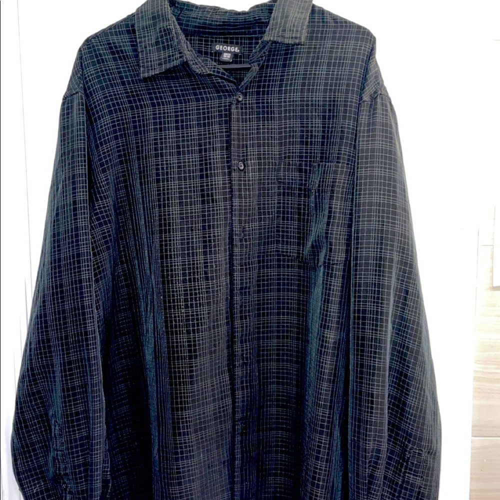 George black long sleeve button down size 2XL